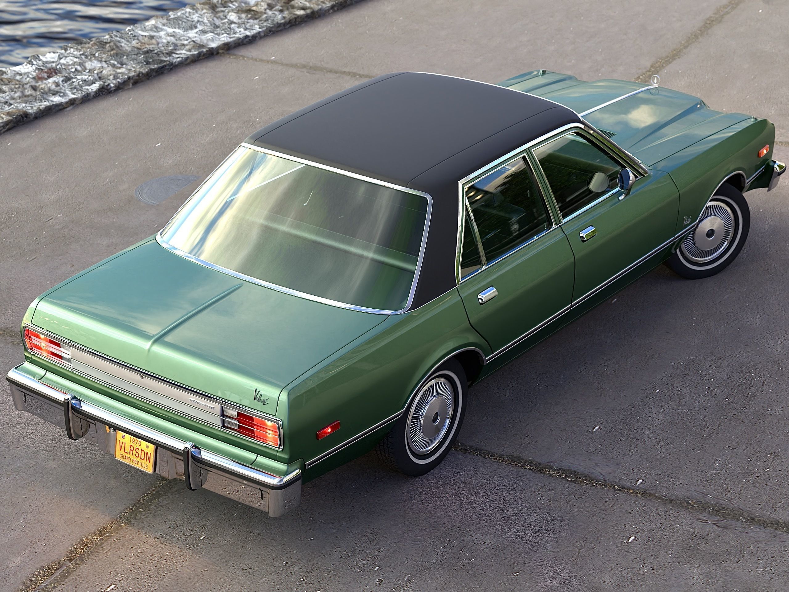 Plymouth Volare 1976 3D model_1