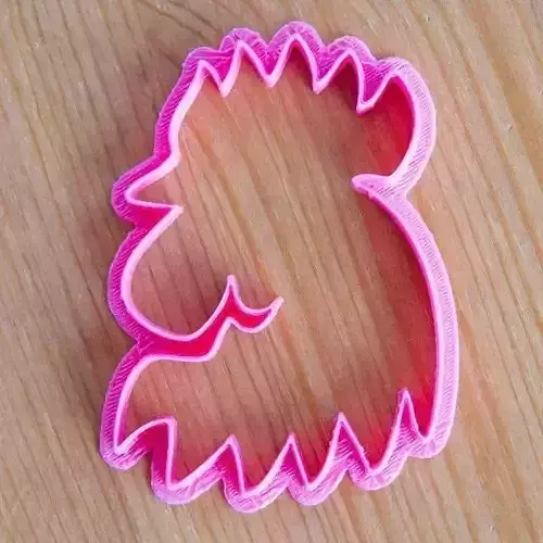 Head of the cock cookie cutter for professional