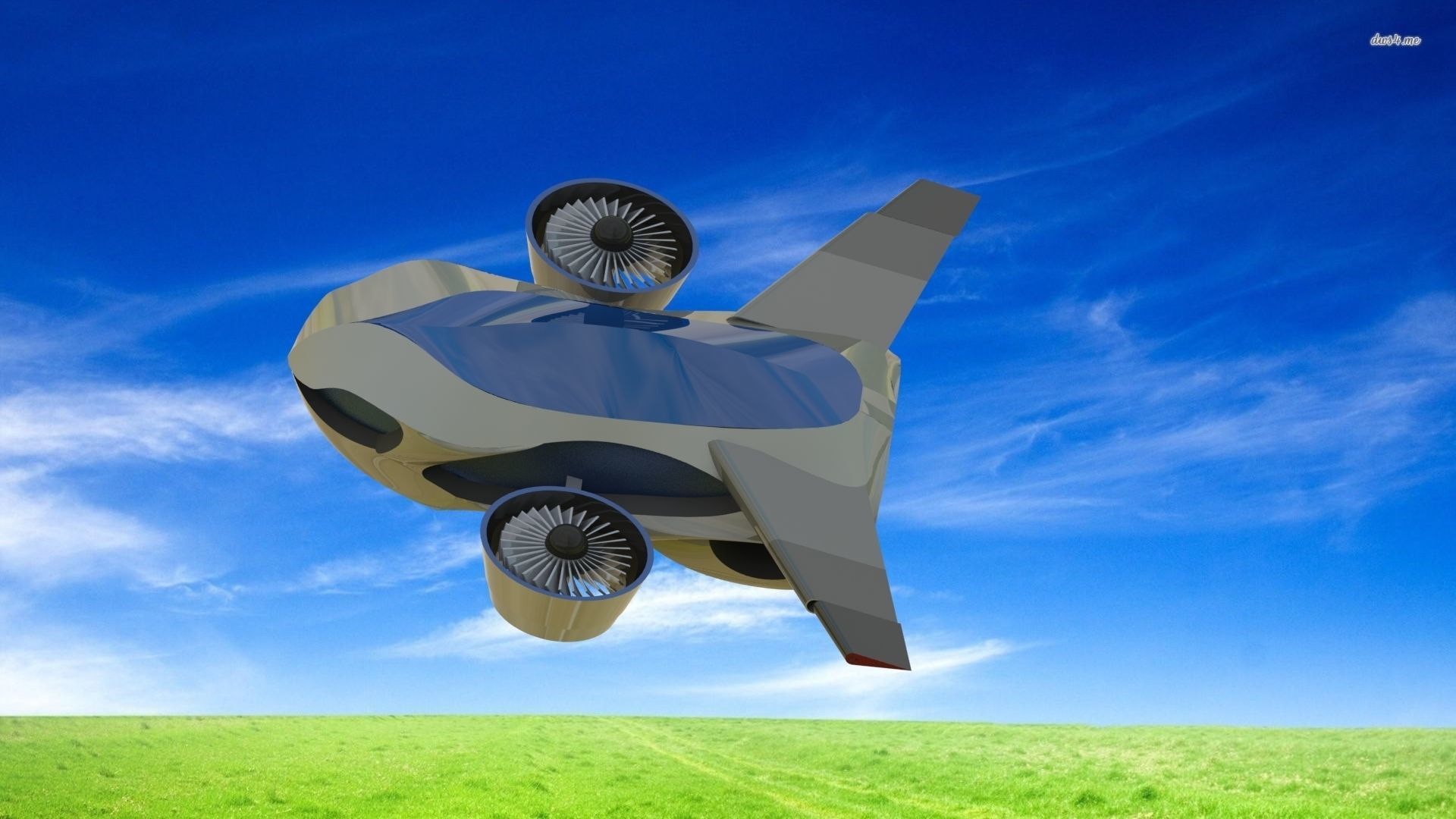 Flying Car - Taihoo 2046 flying concept car 3D model_2