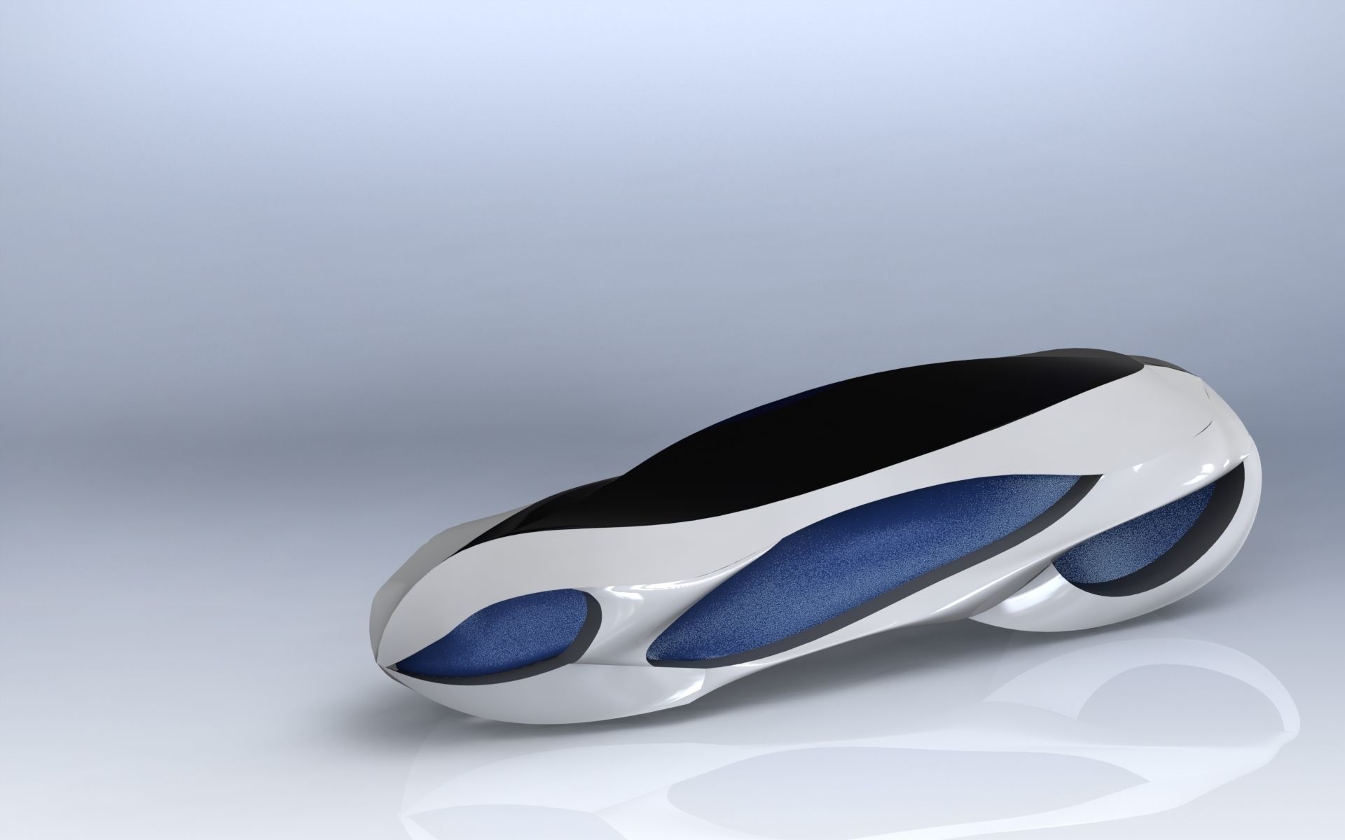 Flying Car - Taihoo 2046 flying concept car 3D model_4