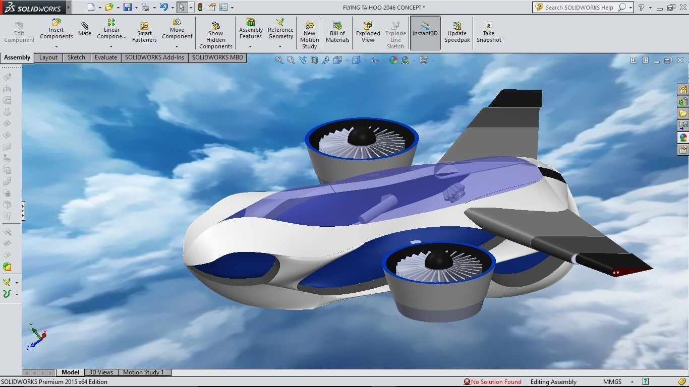 Flying Car - Taihoo 2046 flying concept car 3D model_6