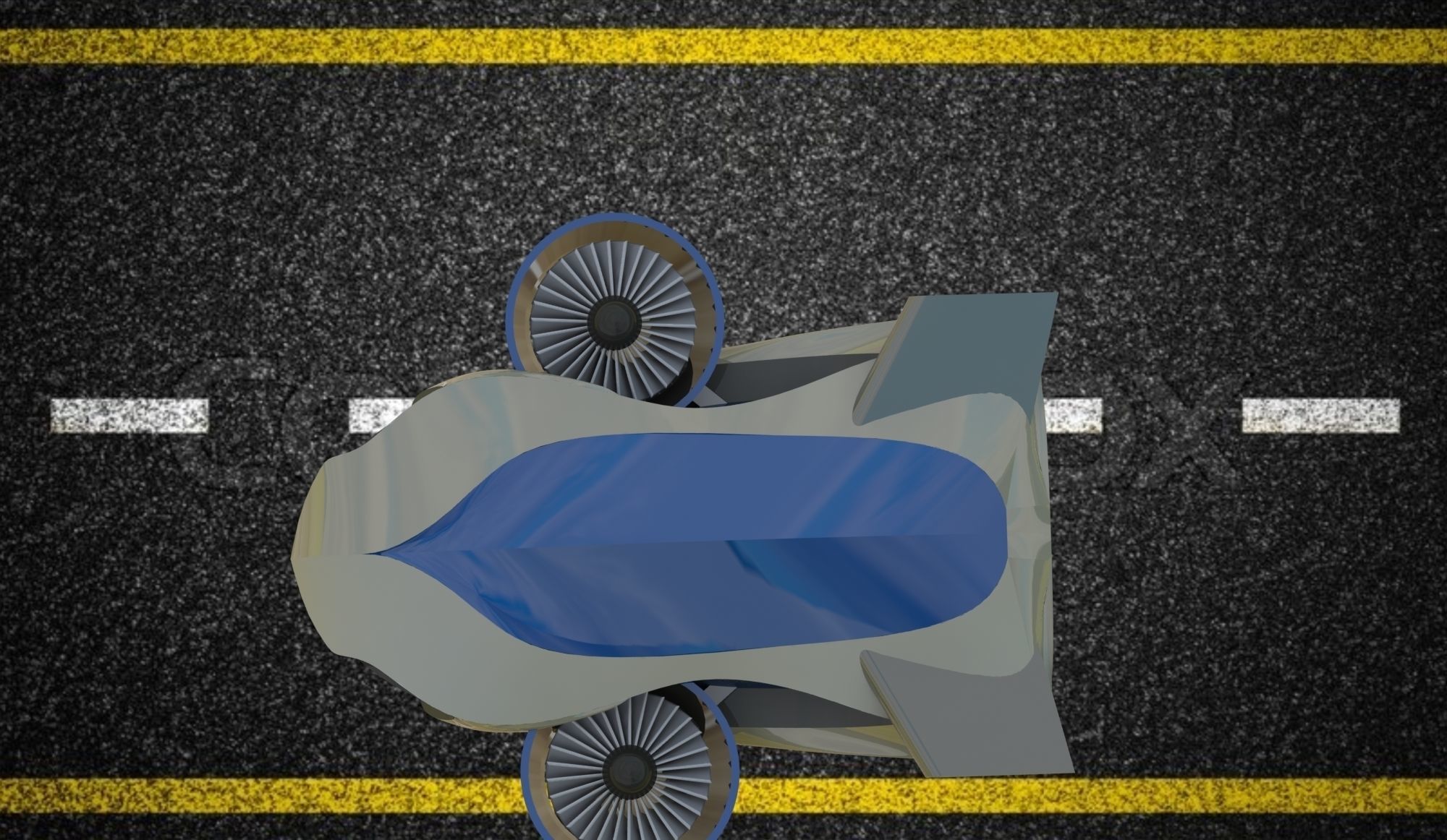 Flying Car - Taihoo 2046 flying concept car 3D model_10