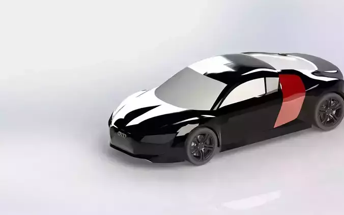 SALE Audi R8 model on Solidworks