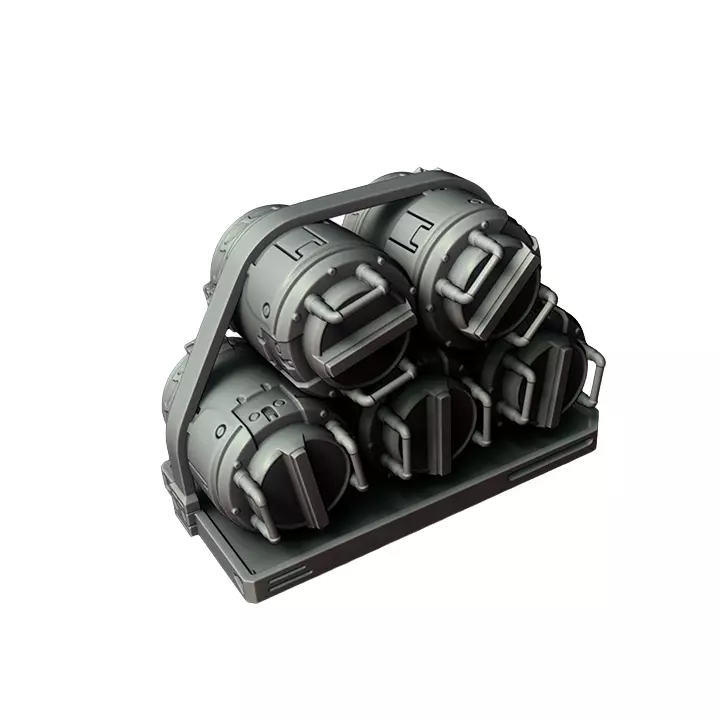 Battery Stack The Promised Asteroid I - RPG Tabletop Figure 3D print model