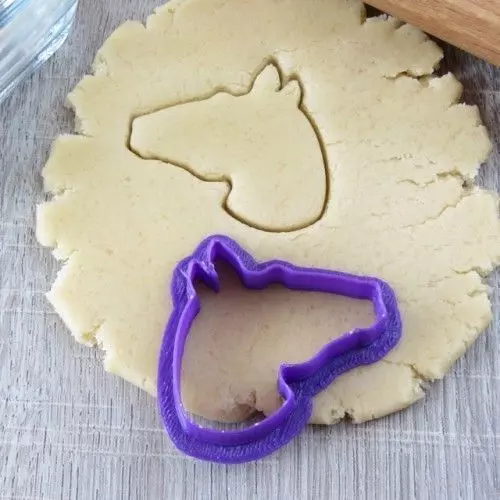 Head of Horse cookie cutter for professional Free 3D print model