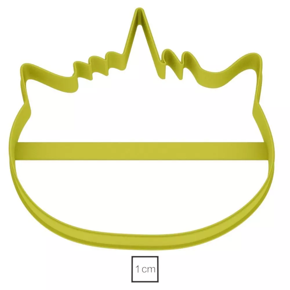 Head of Unicorn cookie cutter for professional Free 3D print model