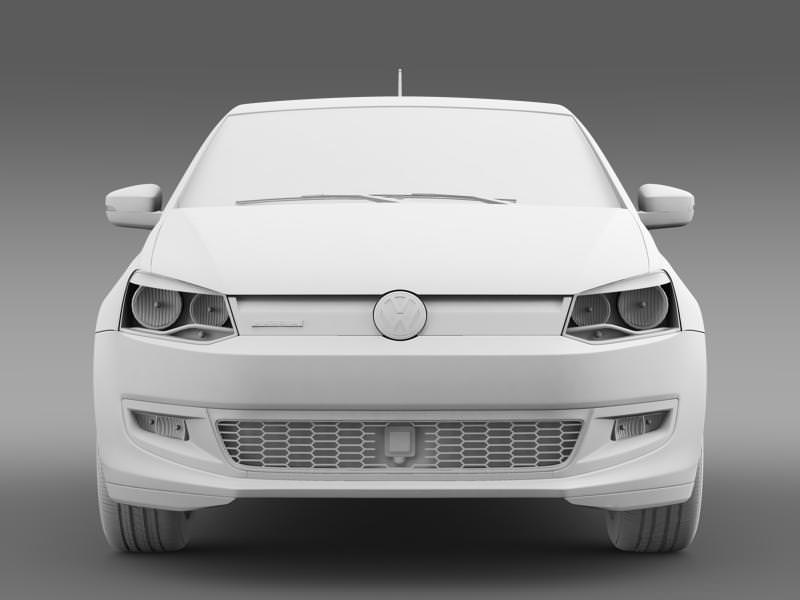 Volkswagen Polo BlueMotion 5d 2014 3D model_14
