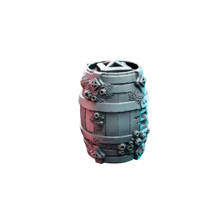 Barrel Barnacle VI - Detailed Tabletop Figurine 3D print model