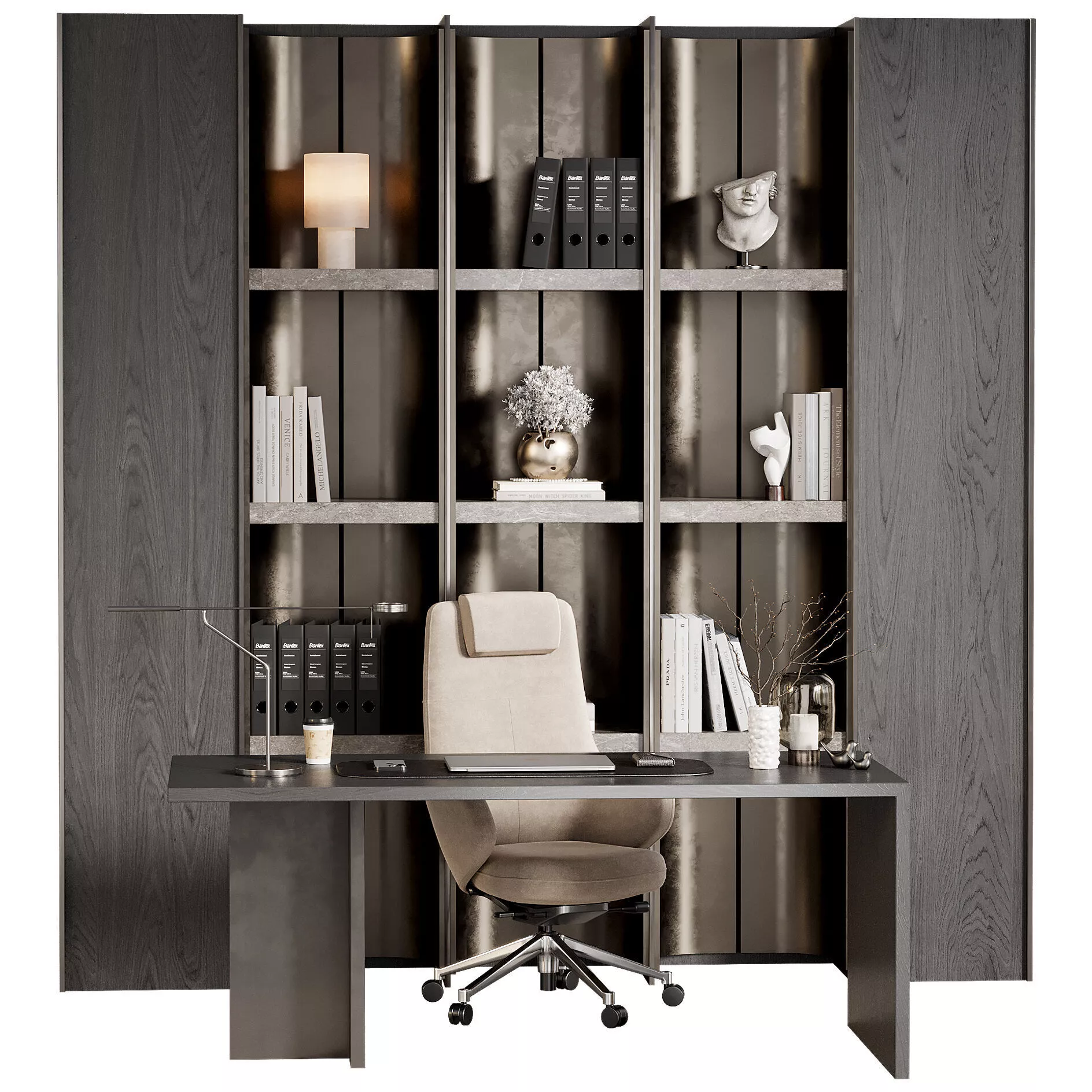 Boss Desk Office Furniture 52 3D model