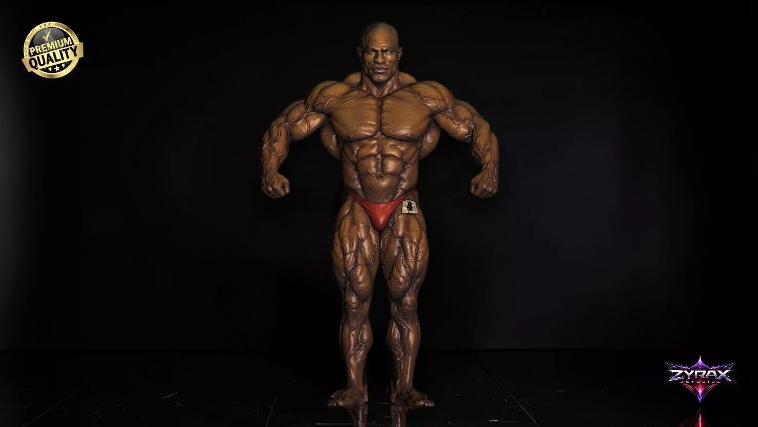 Ronnie Coleman STL Bodybuilding Legend Figure 3D Print Model 3D print model