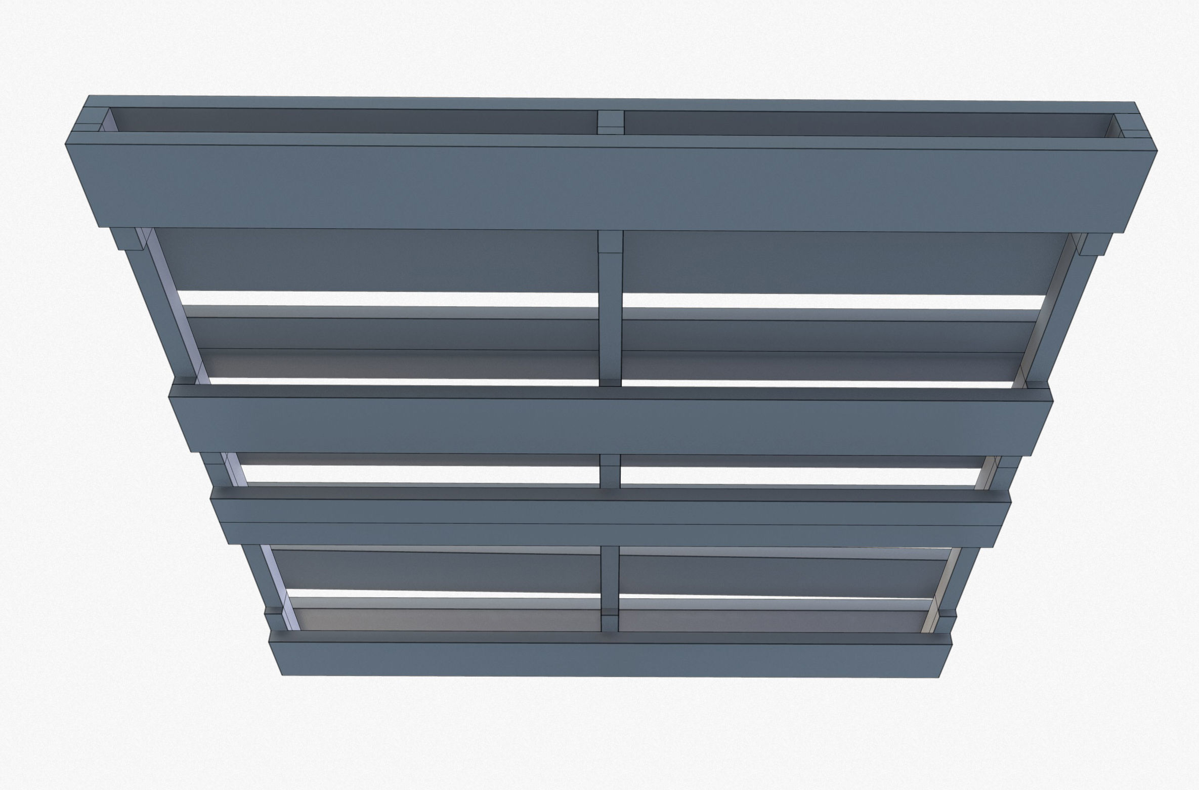 Pallet Wooden Game Ready PBR Textures Low-poly 3D model_11