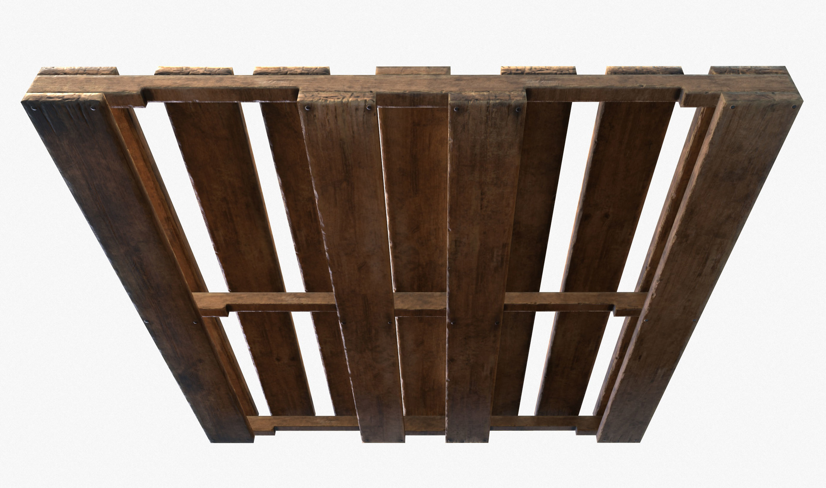 Pallet Wooden Game Ready PBR Textures Low-poly 3D model_6