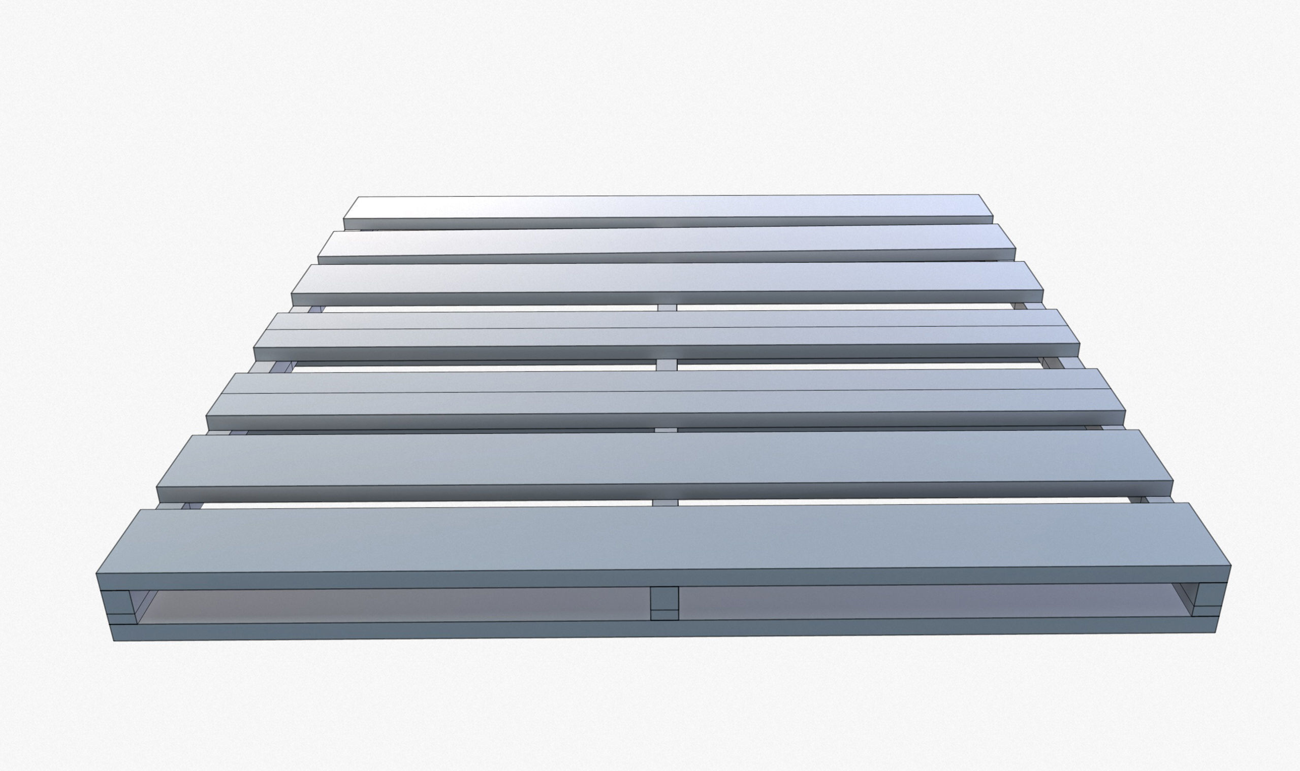 Pallet Wooden Game Ready PBR Textures Low-poly 3D model_10