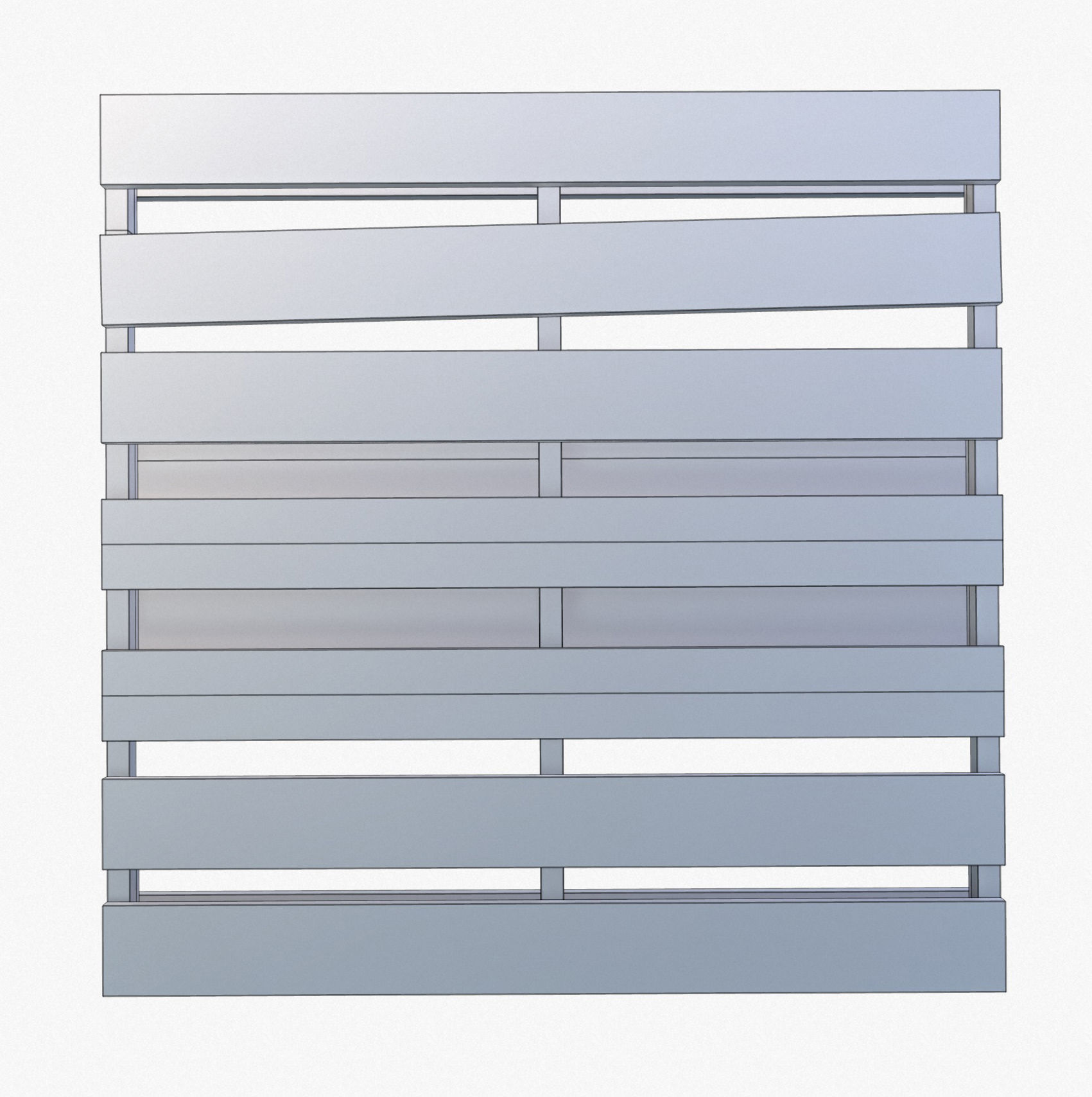 Pallet Wooden Game Ready PBR Textures Low-poly 3D model_9