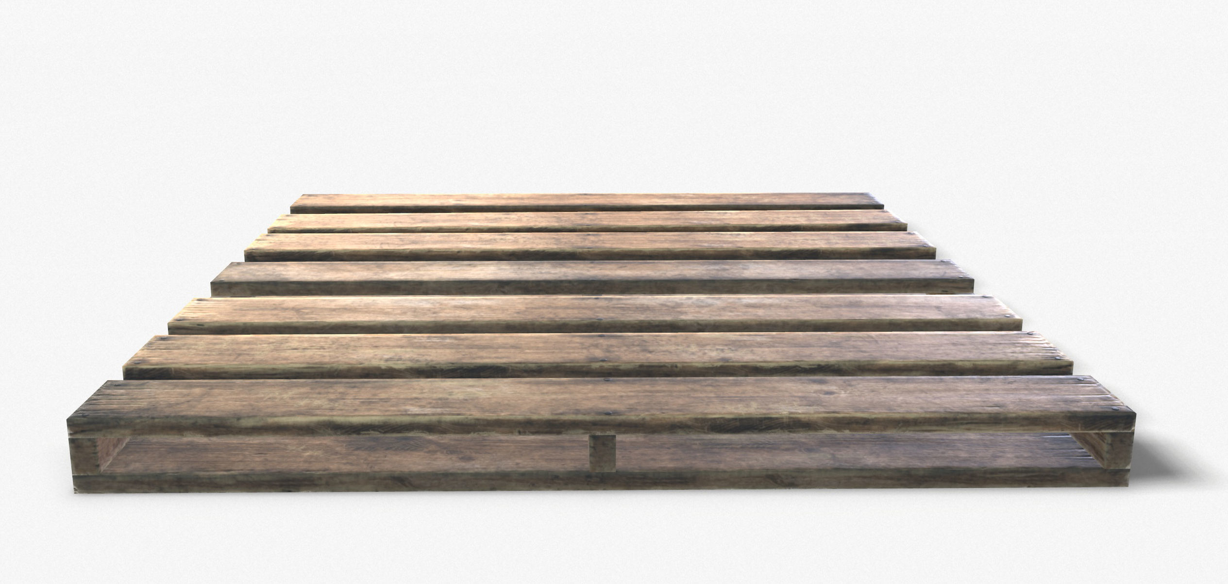 Pallet Wooden Game Ready PBR Textures Low-poly 3D model_4