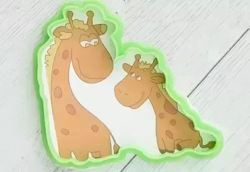Giraffes cookie cutter for professional