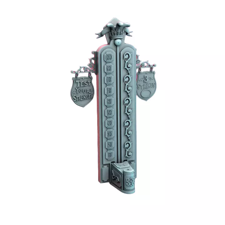 Strongman Hammer V - Tabletop RPG Miniature 3D print model