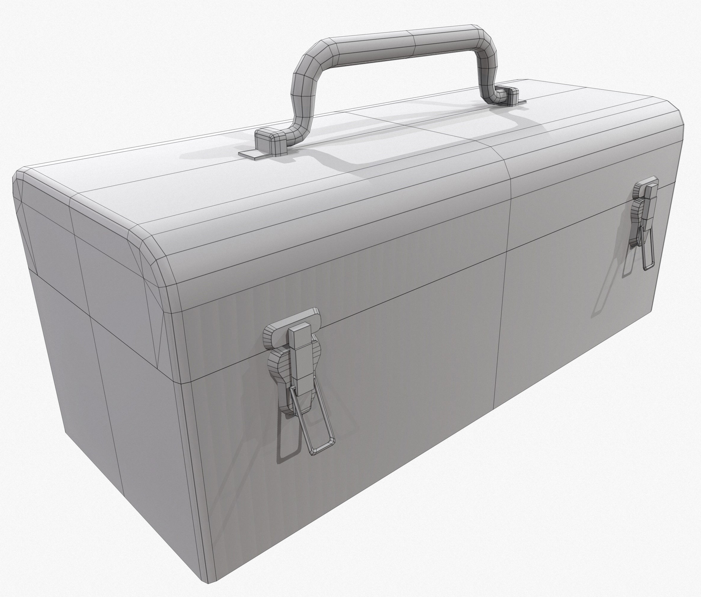 3D model Retro Toolbox Game Ready PBR Textures Low-poly 3D model_13