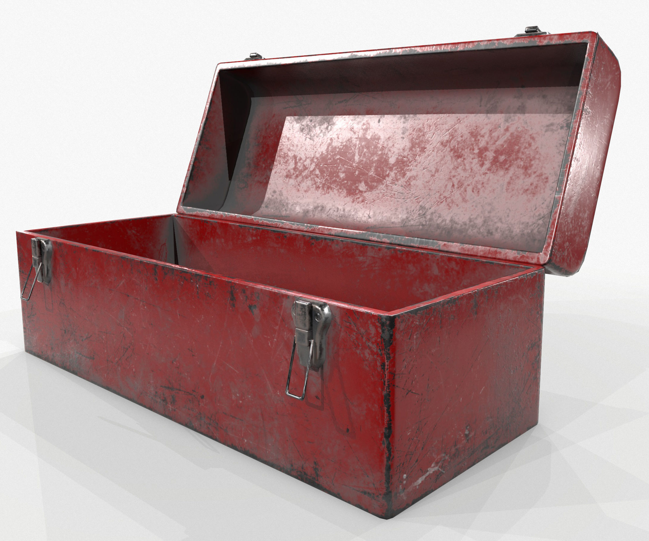 3D model Retro Toolbox Game Ready PBR Textures Low-poly 3D model_8