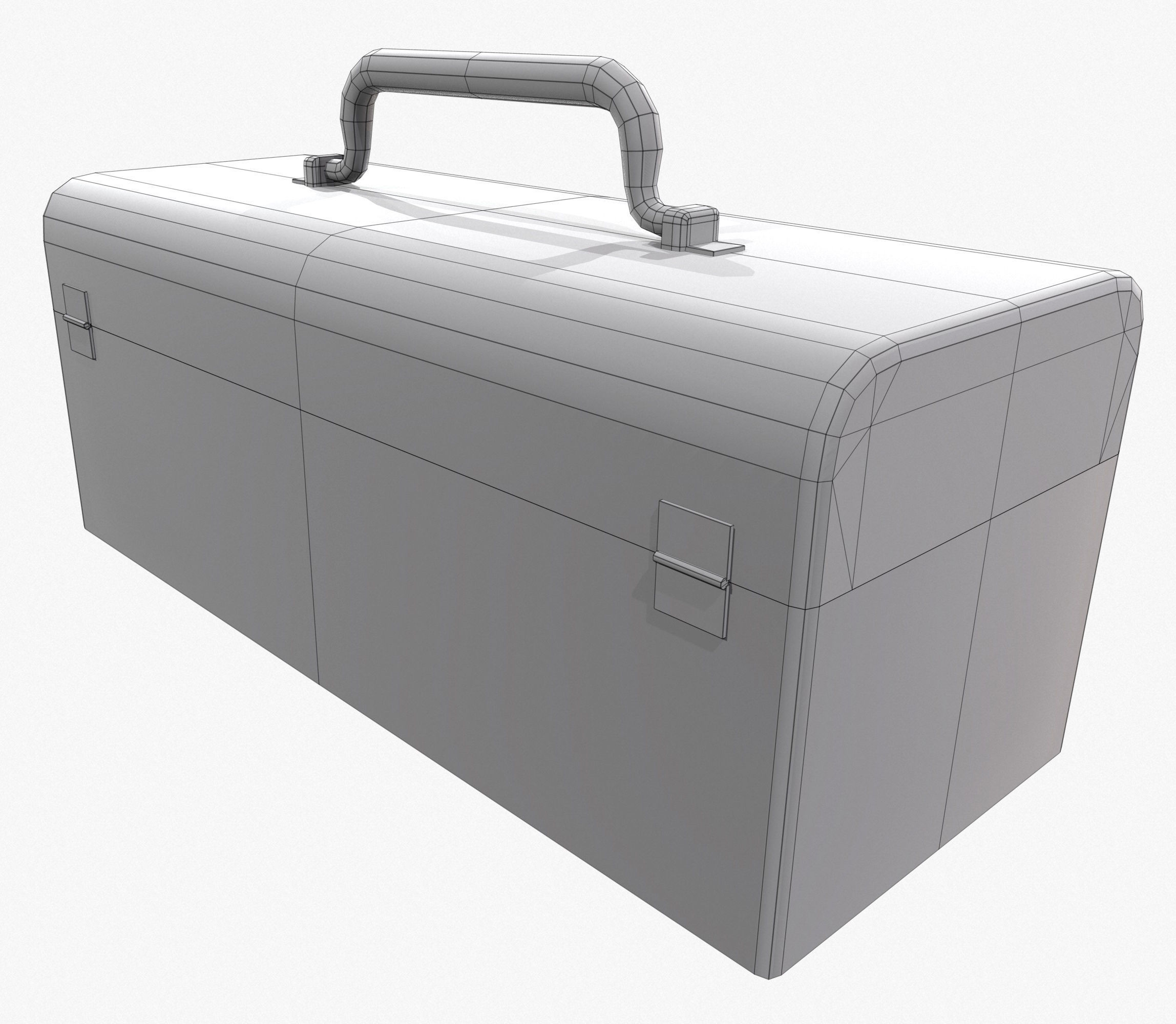 3D model Retro Toolbox Game Ready PBR Textures Low-poly 3D model_14