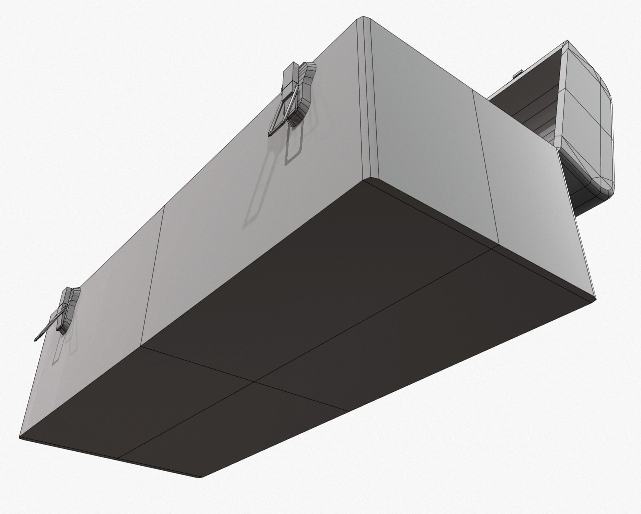 3D model Retro Toolbox Game Ready PBR Textures Low-poly 3D model_10