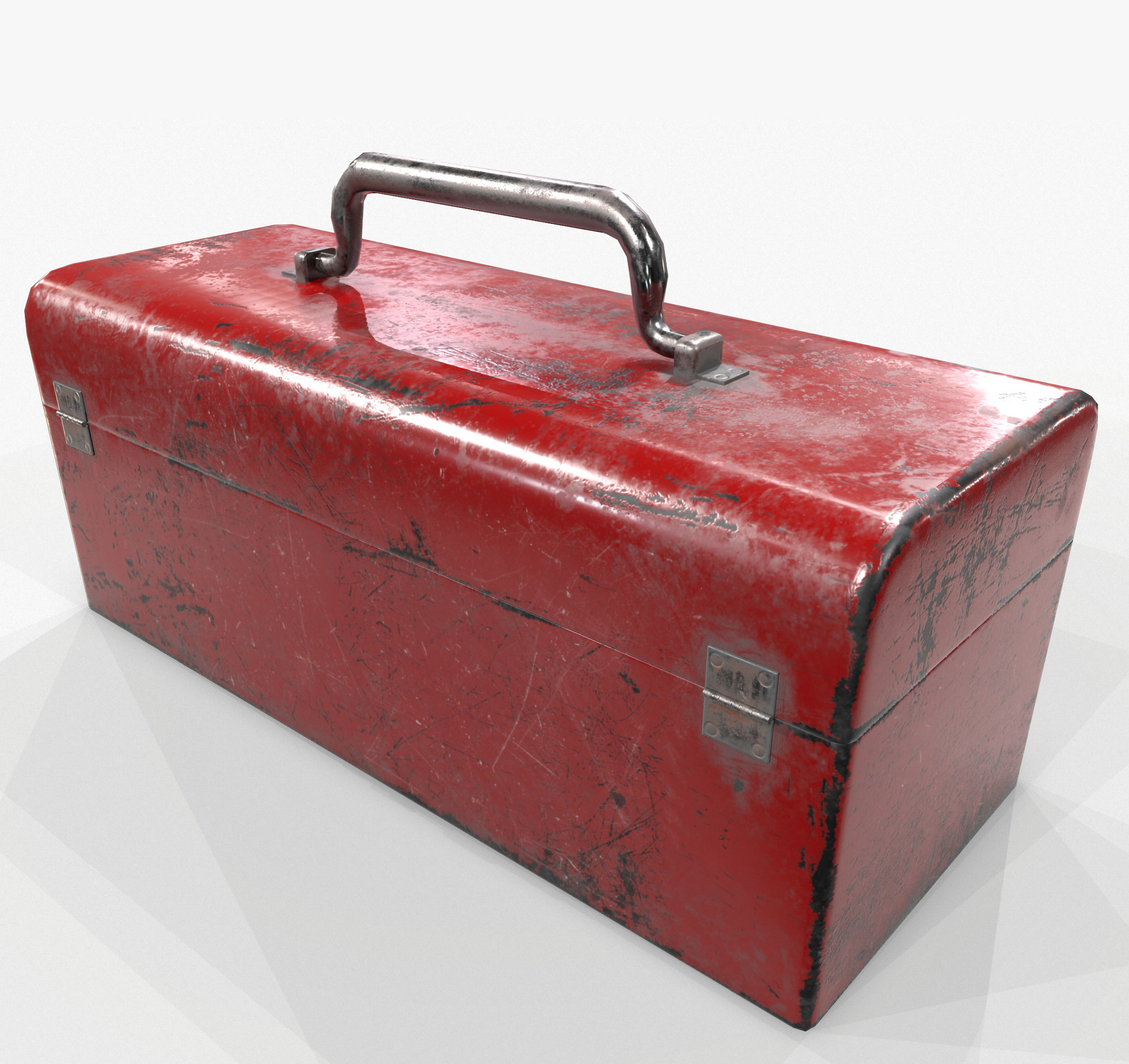 3D model Retro Toolbox Game Ready PBR Textures Low-poly 3D model_4