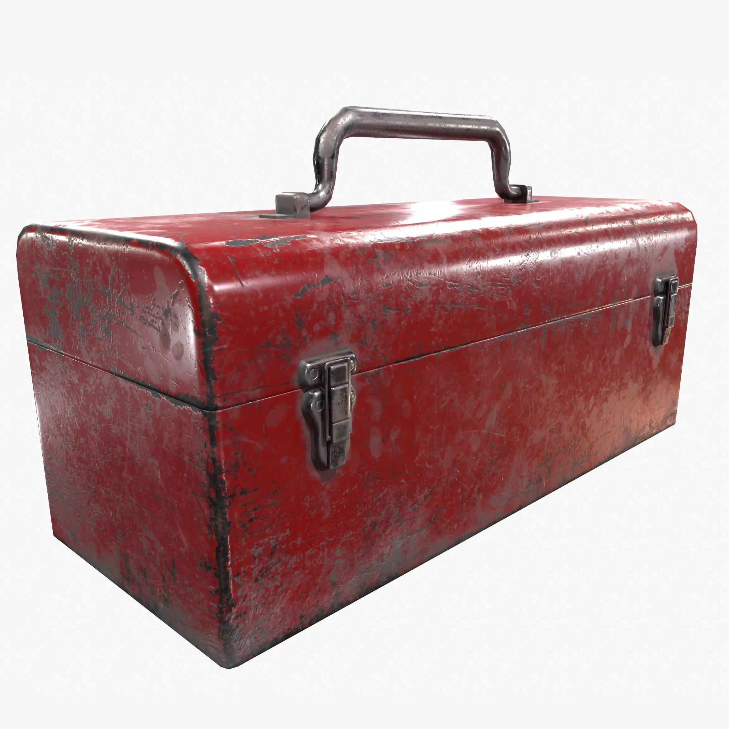 3D model Retro Toolbox Game Ready PBR Textures Low-poly 3D model_0