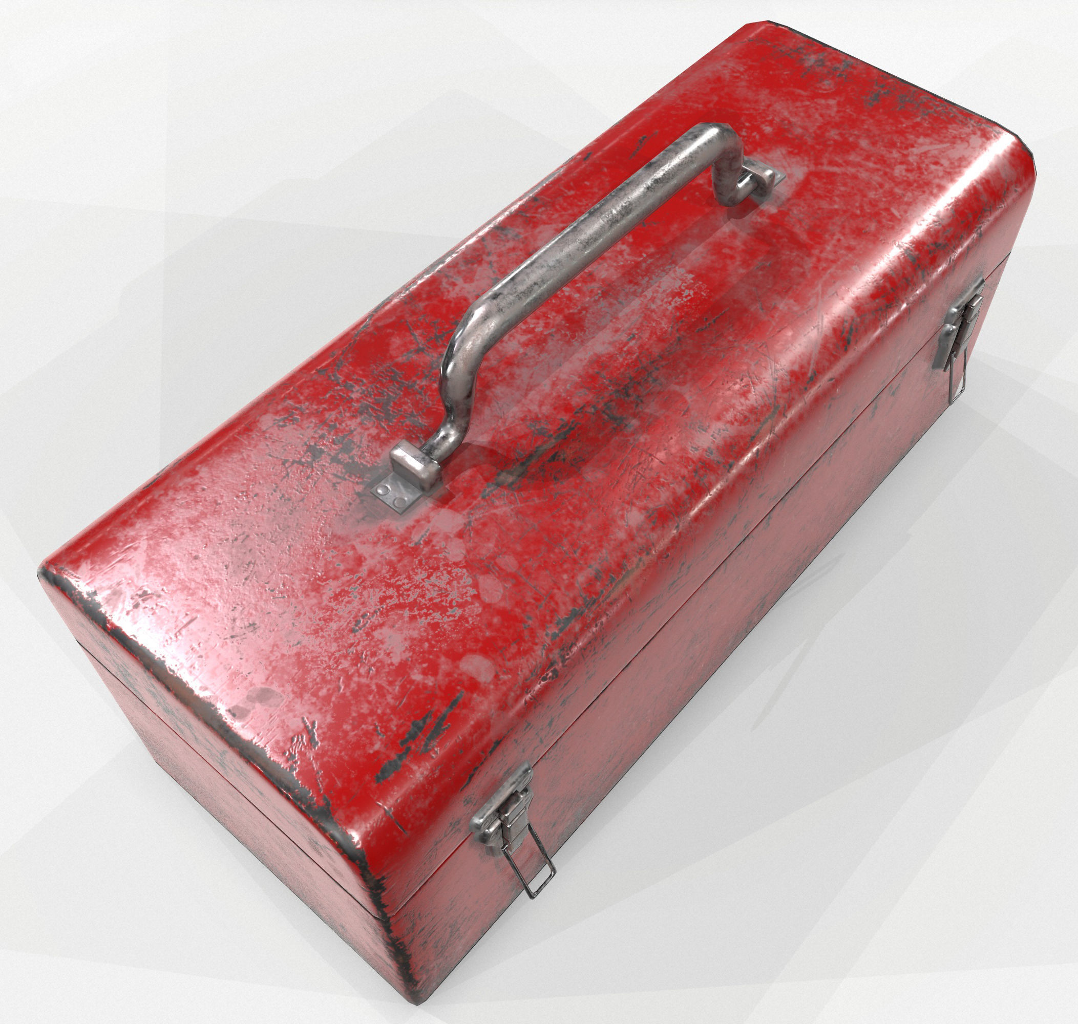 3D model Retro Toolbox Game Ready PBR Textures Low-poly 3D model_6