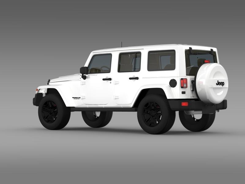 Jeep Wrangler Unlimited Rubicon X 2014 3D model_6