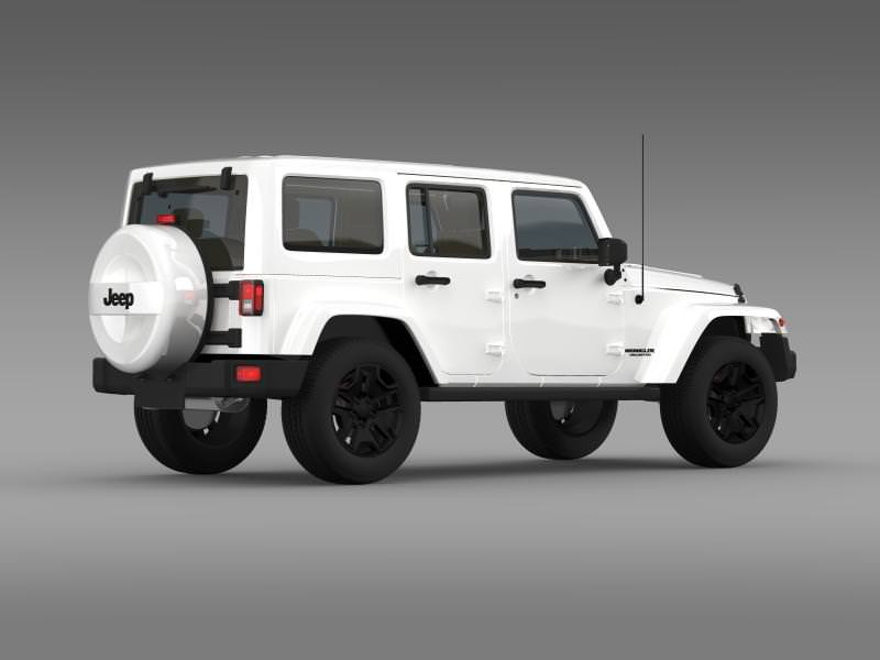 Jeep Wrangler Unlimited Rubicon X 2014 3D model_10