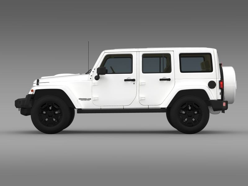 Jeep Wrangler Unlimited Rubicon X 2014 3D model_4