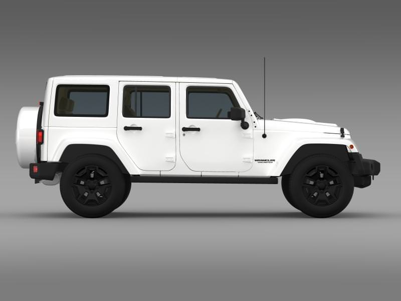 Jeep Wrangler Unlimited Rubicon X 2014 3D model_11