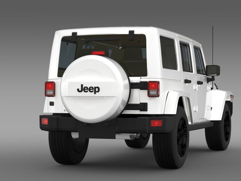 Jeep Wrangler Unlimited Rubicon X 2014 3D model_8