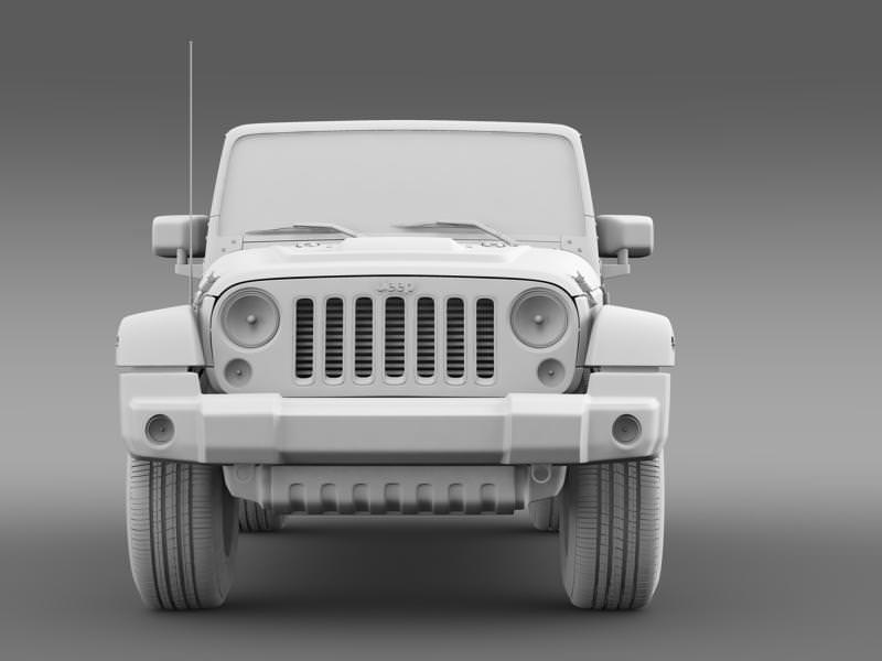 Jeep Wrangler Unlimited Rubicon X 2014 3D model_15