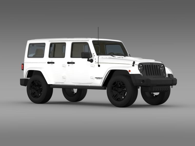 Jeep Wrangler Unlimited Rubicon X 2014 3D model_14