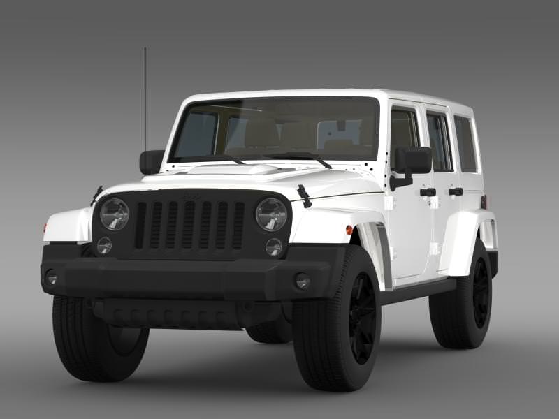 Jeep Wrangler Unlimited Rubicon X 2014 3D model_5