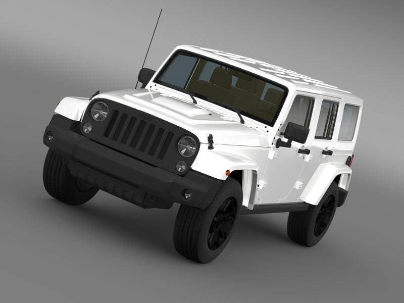 Jeep Wrangler Unlimited Rubicon X 2014 3D model_1