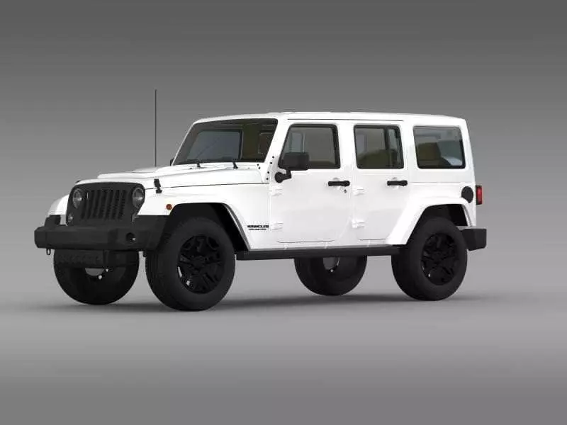 Jeep Wrangler Unlimited Rubicon X 2014 3D model_0