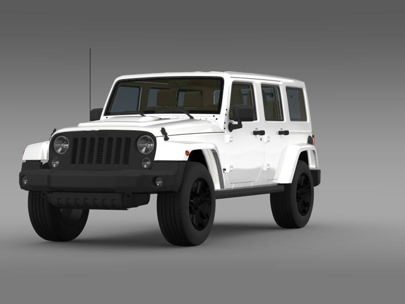 Jeep Wrangler Unlimited Rubicon X 2014 3D model_2