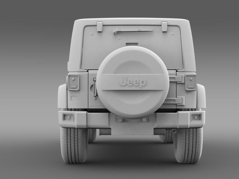 Jeep Wrangler Unlimited Rubicon X 2014 3D model_13