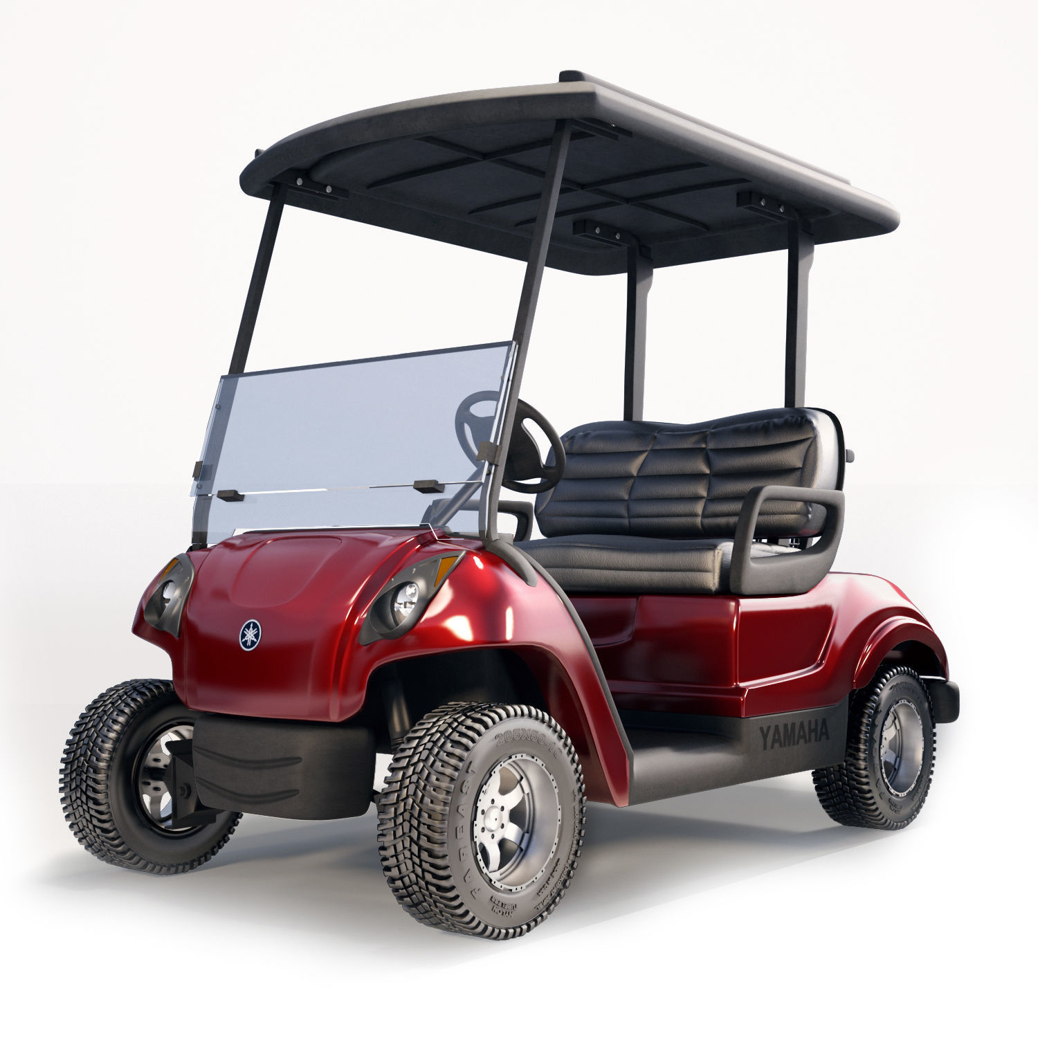 Golf Cart 3D model_1