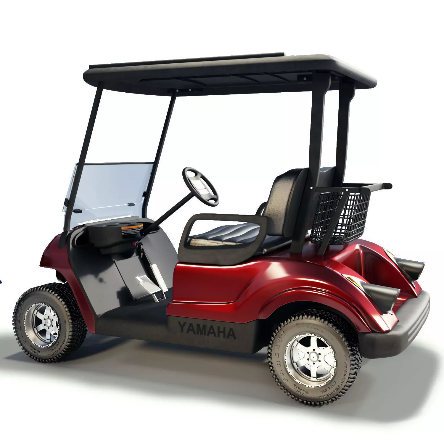 Golf Cart 3D model_0