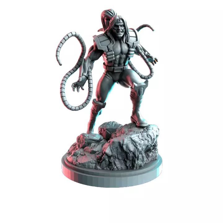 Carbonated Octopus III - Board Game Miniature STL 3D print model