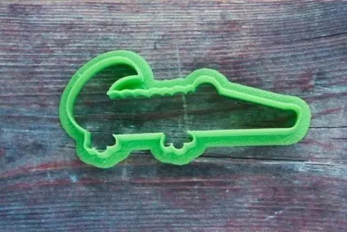Crocodile cookie cutter for professional Free 3D print model