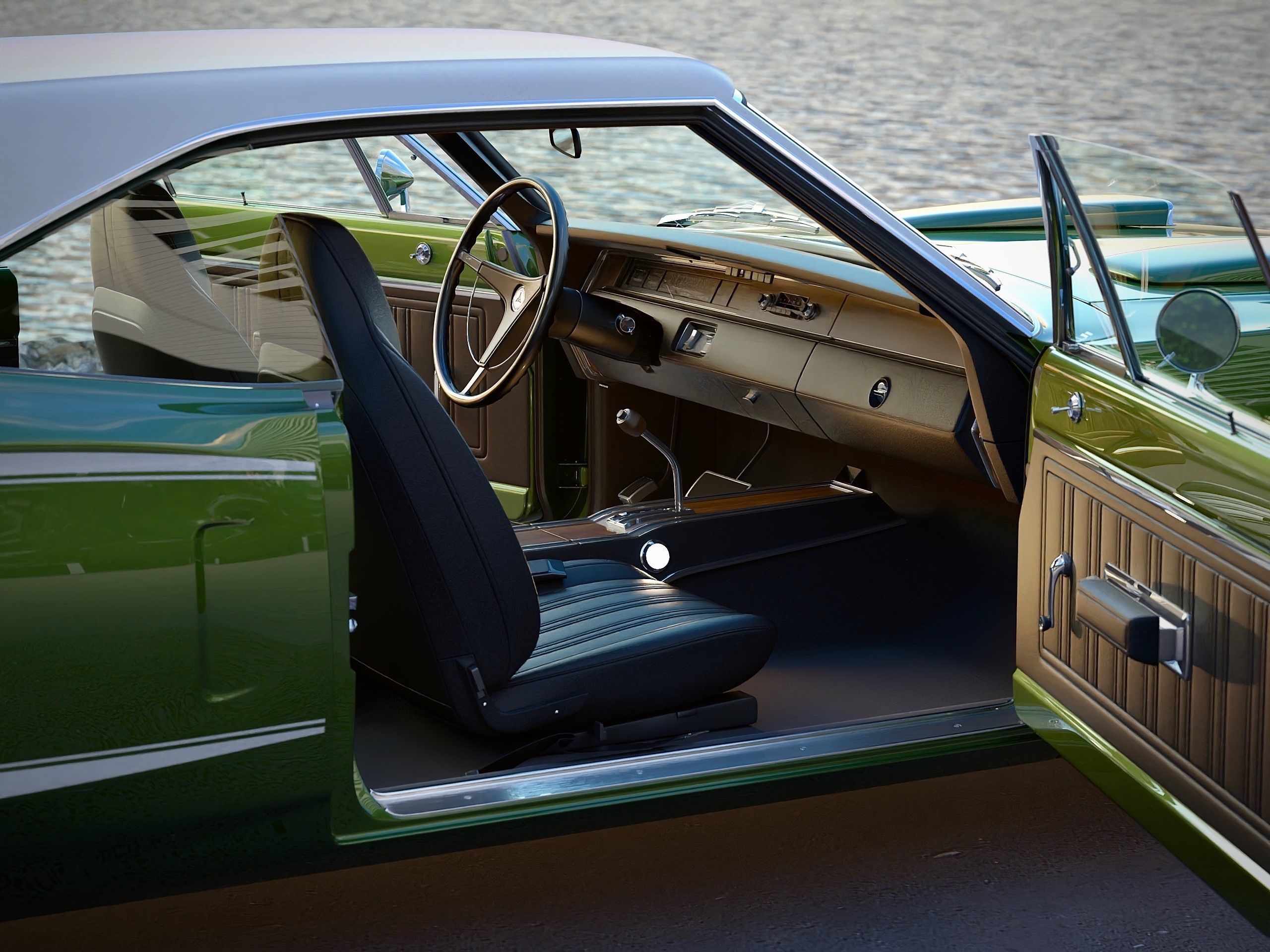 Dodge Coronet 1970 3D model_7