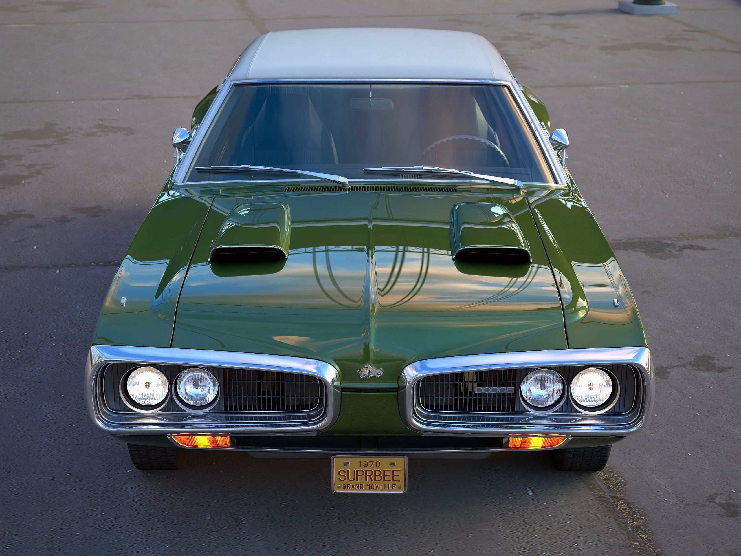 Dodge Coronet 1970 3D model_2