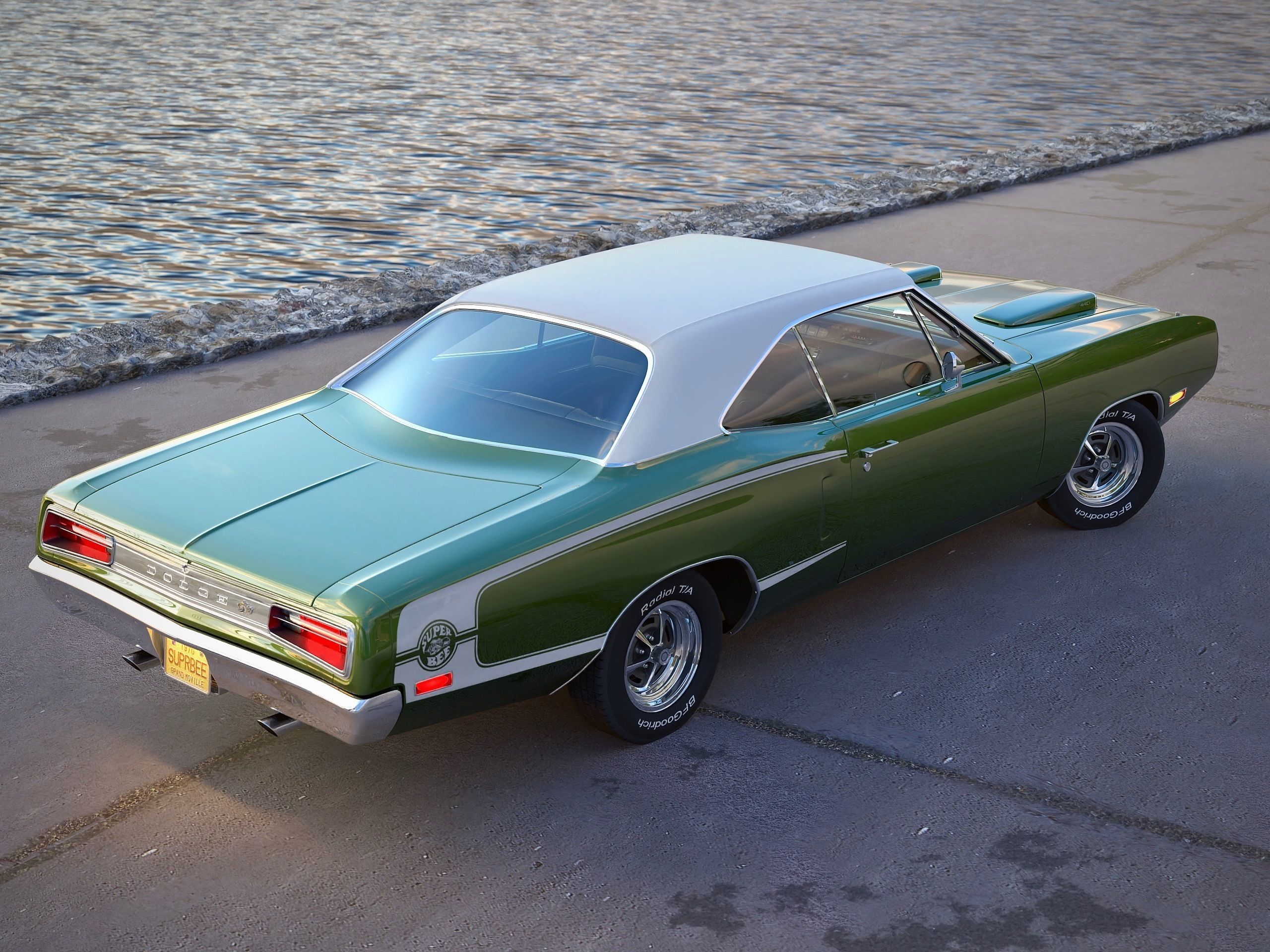 Dodge Coronet 1970 3D model_1