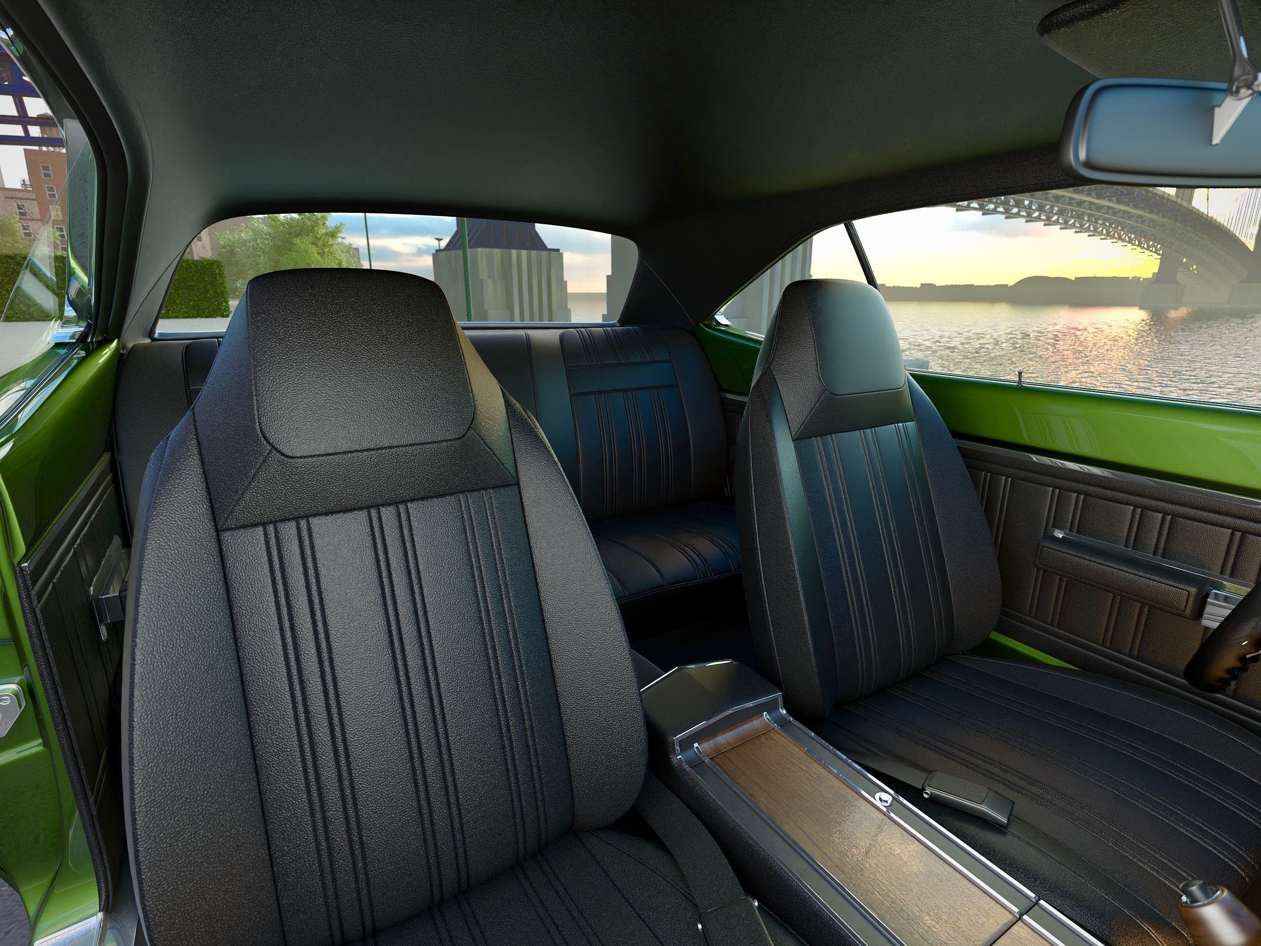 Dodge Coronet 1970 3D model_10