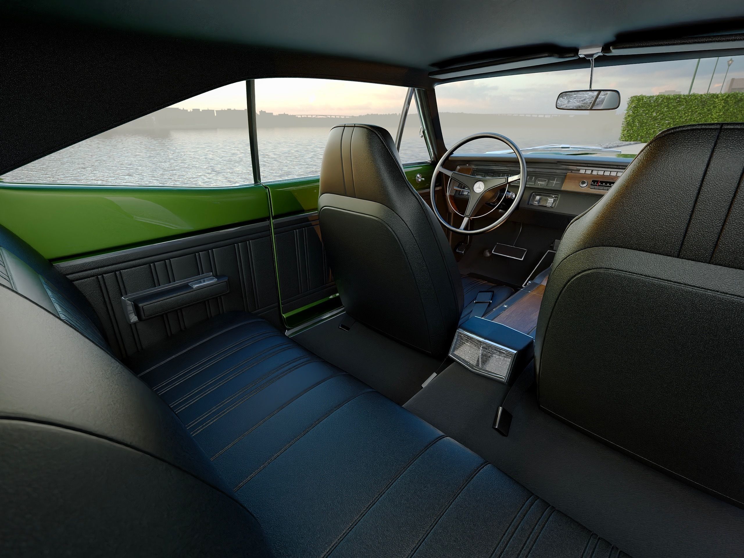 Dodge Coronet 1970 3D model_11