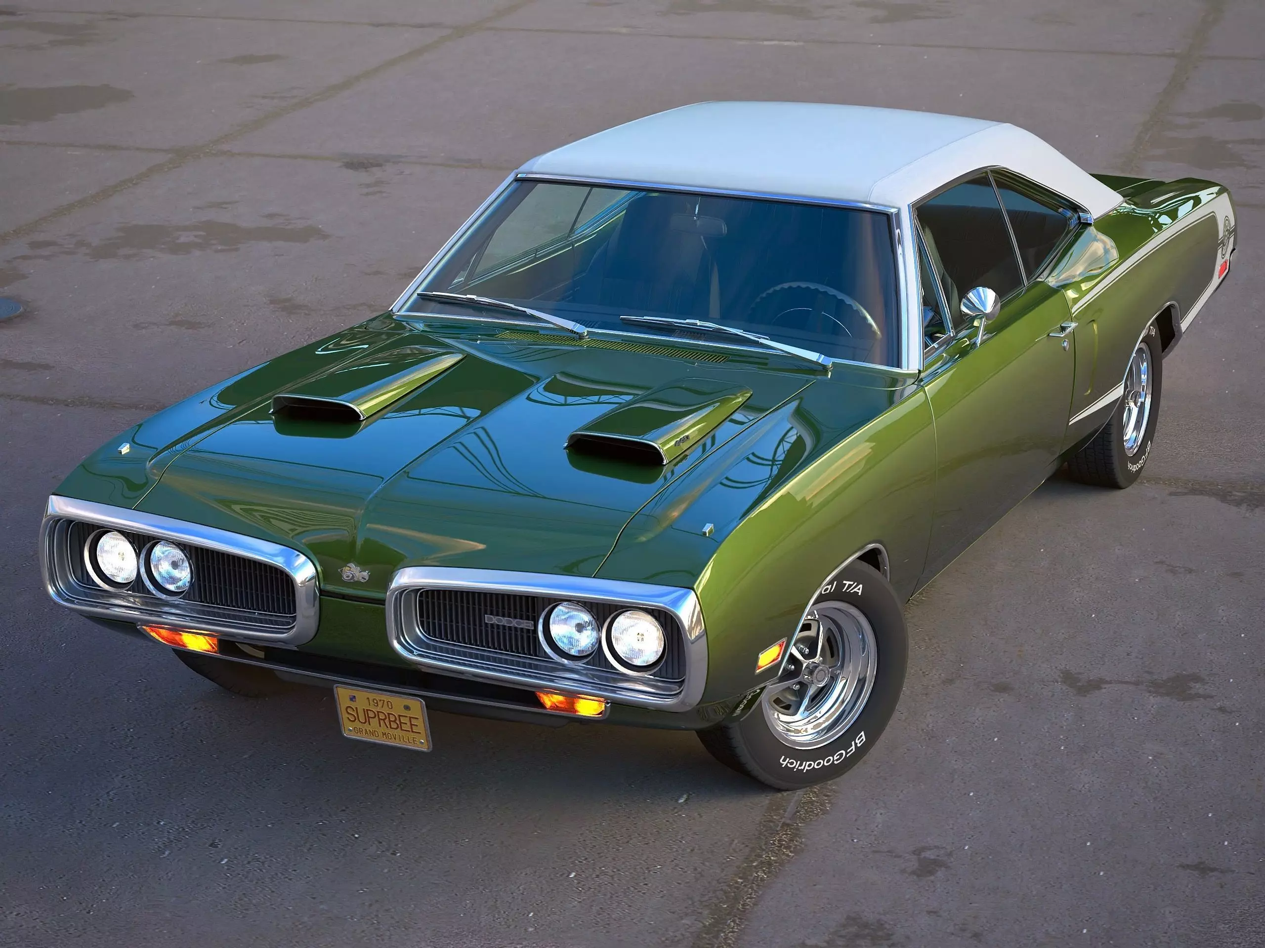 Dodge Coronet 1970 3D model_0